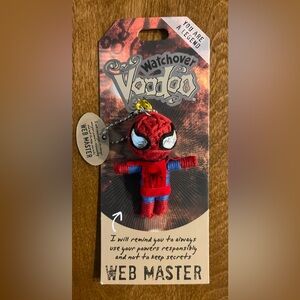 Watchover Voodoo Doll Superhero You Are A Legend Web Master Keychain NEW